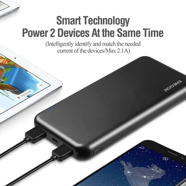 Портативний зарядний пристрій Enegon 10000MAH -2-PACK - фото 6