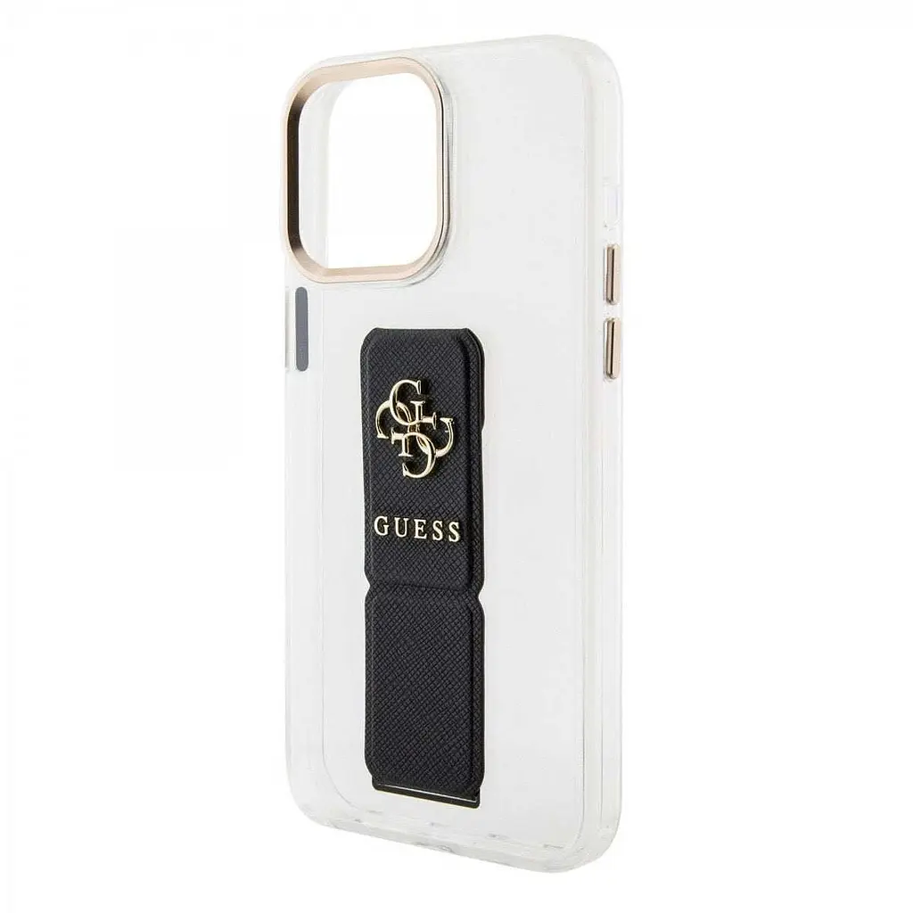Чехол Guess PU Grip 4G Metal Logo для iPhOne 15 Pro Max Black (57983117152) - фото 6