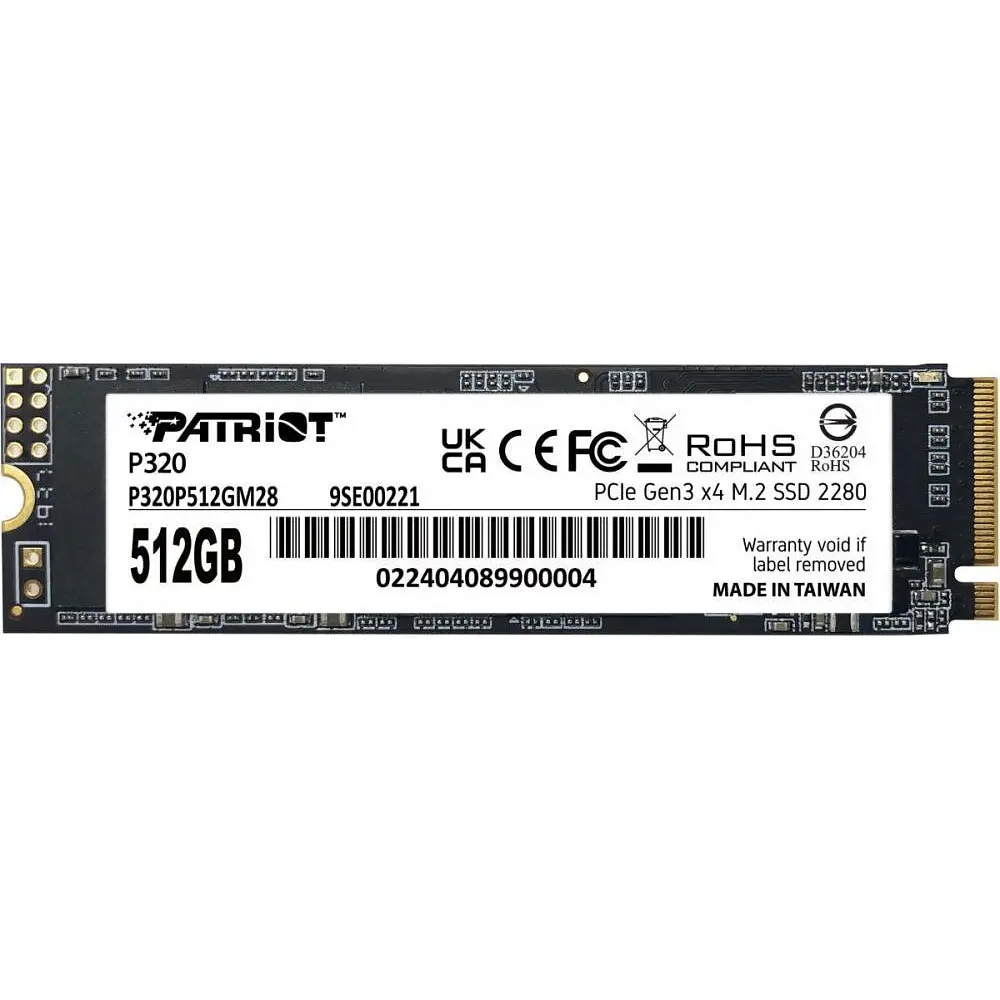SSD накопичувач Patriot P320 512 GB (P320P512GM28) - фото 5