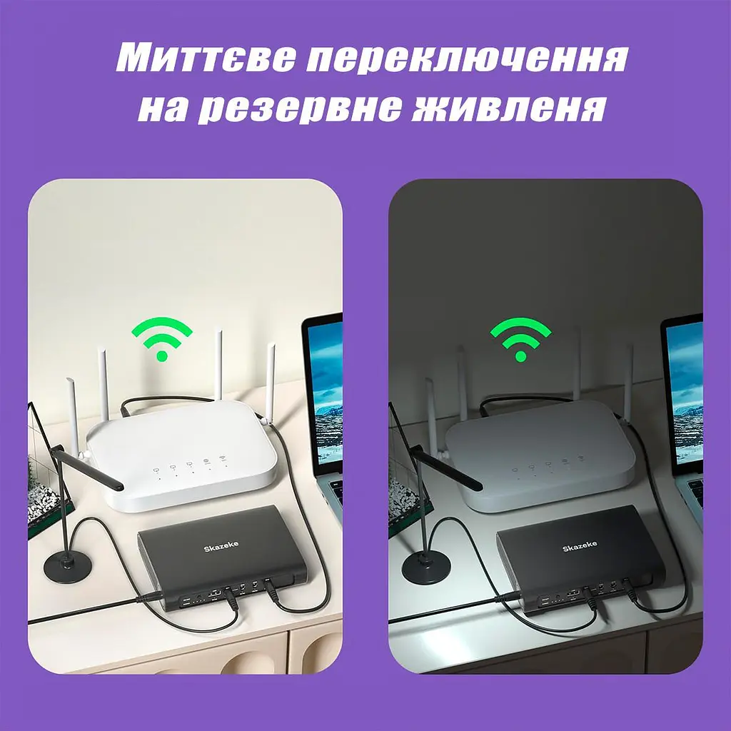 Безперебійник для Роутера 12V 2A Mini UPS 12V 27000 mAh Міні УПС DC UPS ДБЖ для Роутера Повербанк для Роутеру 12 вольт 9V - фото 8