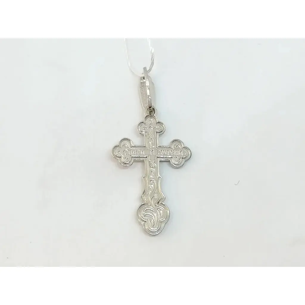 Золотой крестик Империя золота. Распятие Христа. КР098БИ - фото 2