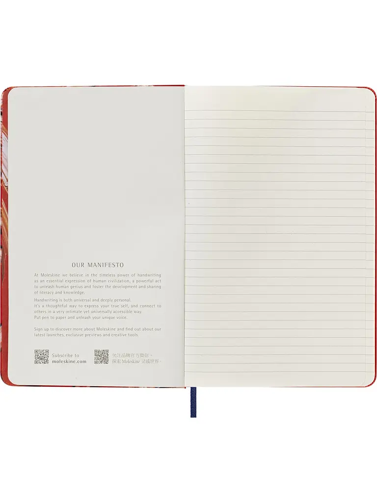 Записник Moleskine Year of the Tiger середній, Лінійка Червоний Канва (LECNYTIGQP060) - фото 4