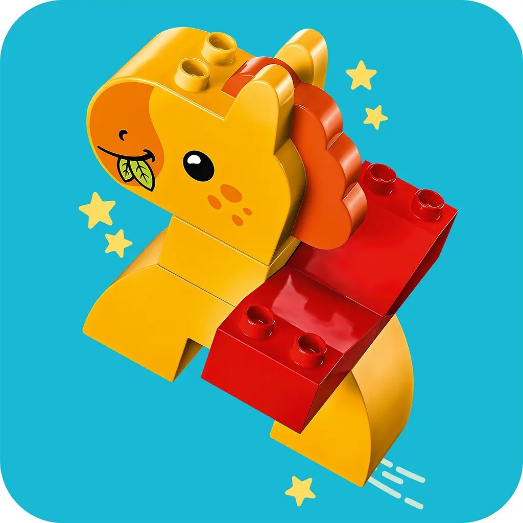 Конструктор LEGO DUPLO Потяг тваринок 19 деталей (10412) - фото 9