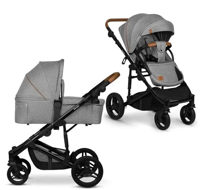 Універсальна коляска 2 в 1 Lionelo Mari Tour Grey Stone, сіра (LO-MARI TOUR 2IN1 GREY STONE) - фото 2