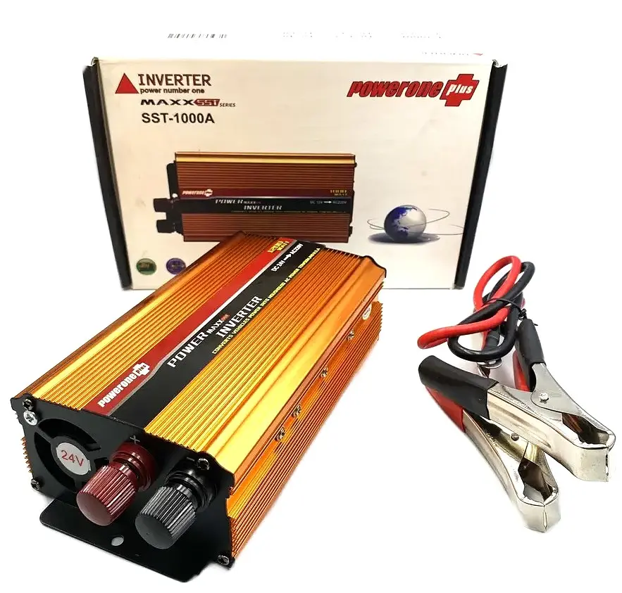 Автоінвертор-перетворювач напруги 24 V-220 V з USB, перетворювач Power One Plus AC/DC 1200 W 24 V - фото 2