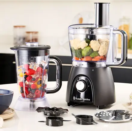 Кухонний комбайн 27111-56 Matte Charcoal Food Processor Russell Hobbs teh0026713 - фото 7