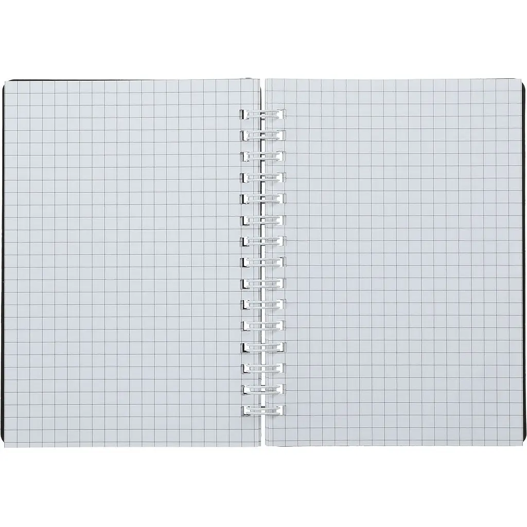Книга записна Buromax Classic в клітинку А6 спіраль сіра 80 аркушів (BM.2589-009) - фото 2