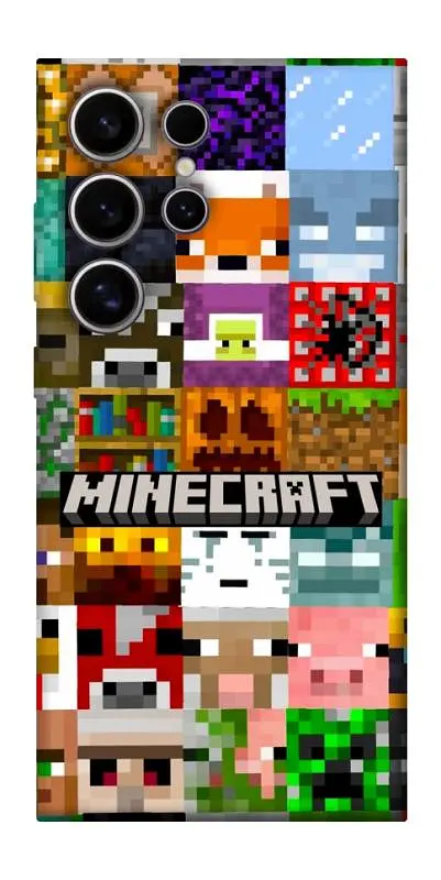 Чохол Demsky Minecraft collage для Samsung Galaxy S25 Ultra