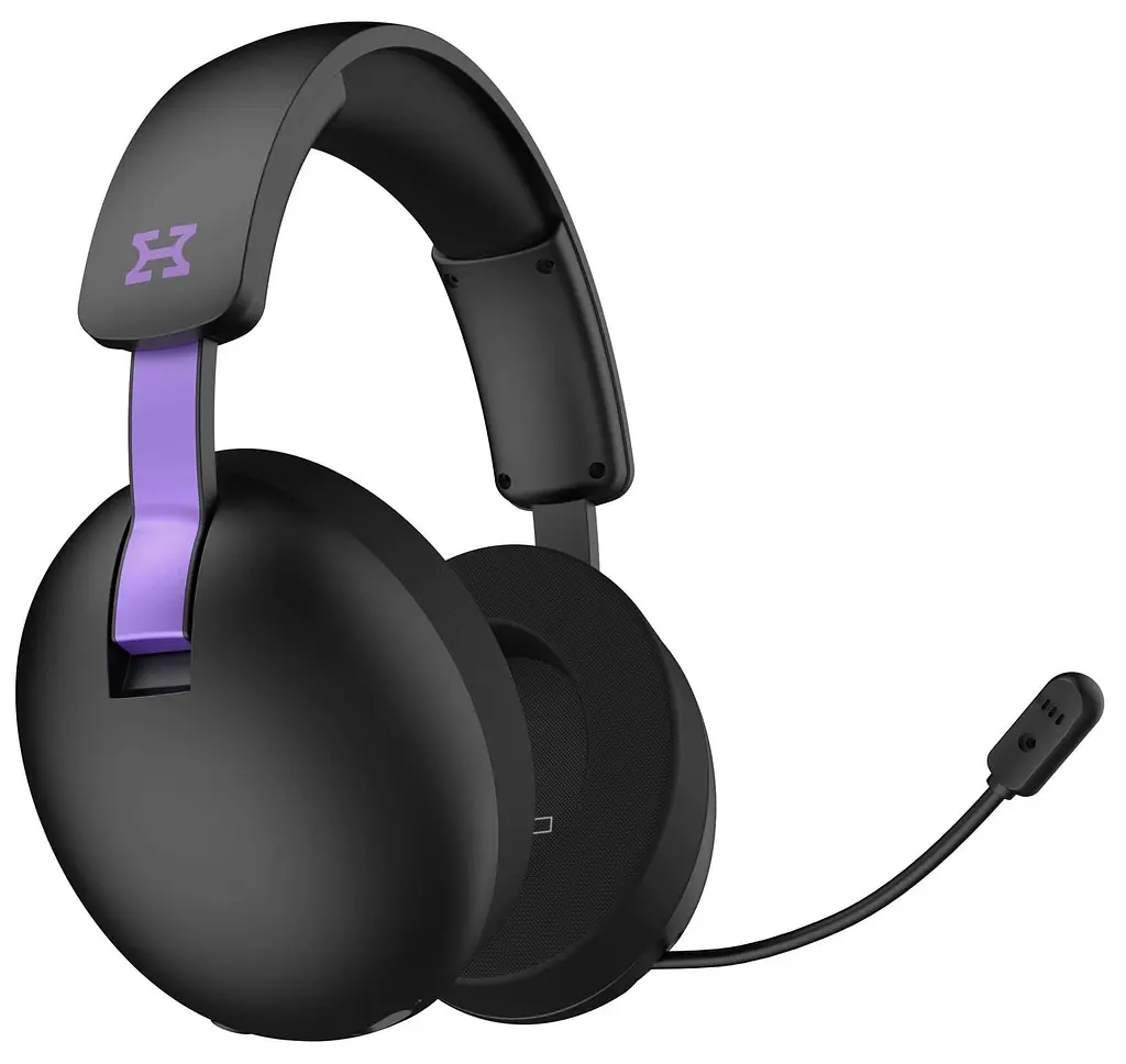 Ігрова гарнітура HATOR Hellyberry HH30 Wireless Black-Violet (HH30_wireless_BV) - фото 2