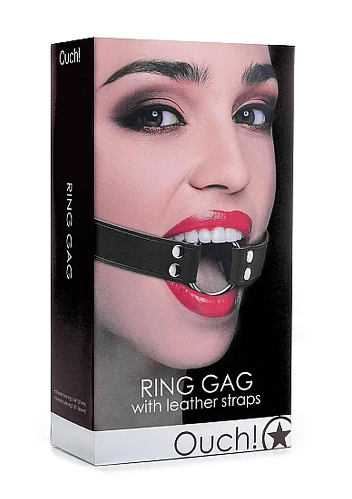 Кляп Ring Gag - Black Ouch! 36-OU104BLK 98933