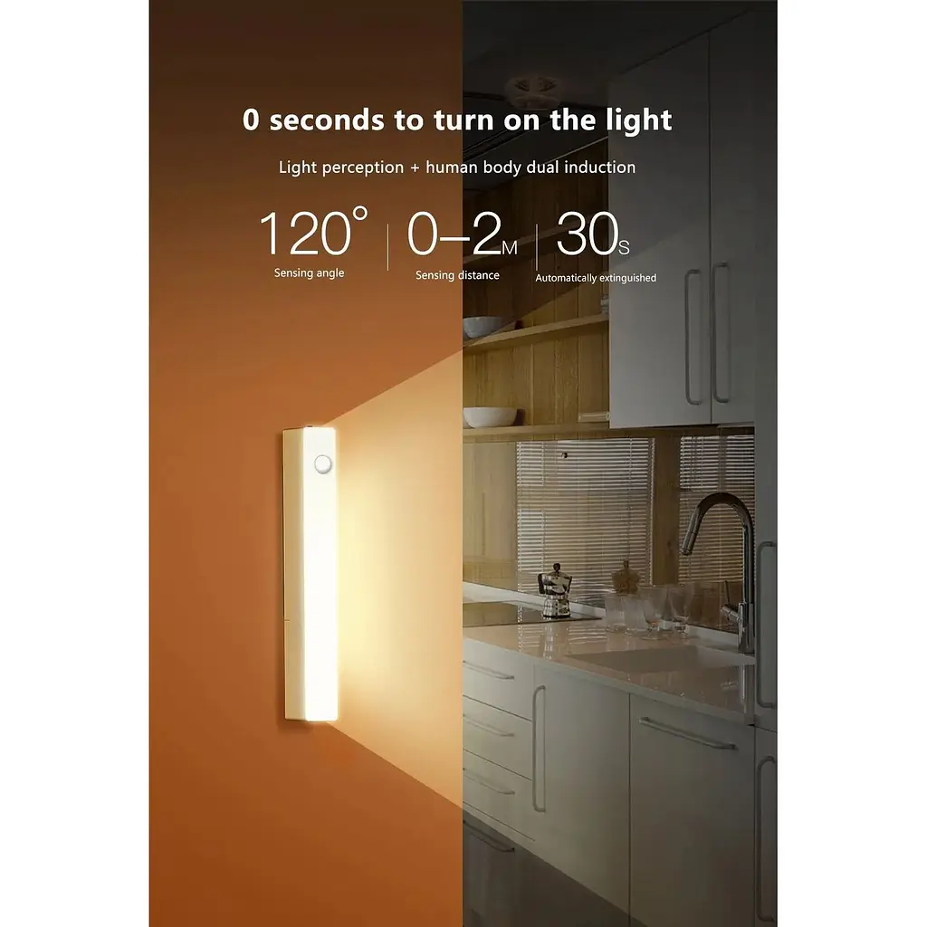 Ночной светильник Yeelight Xiaomi Motion Sensor Closet Light A15 Black [YLCG026] [76872] - фото 7