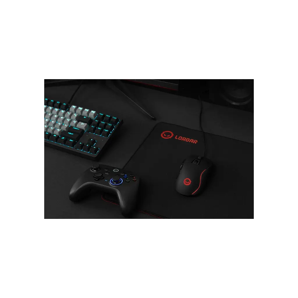 Килимок для мишки Lorgar Main 323 Black/Red (LRG-GMP323) - фото 12