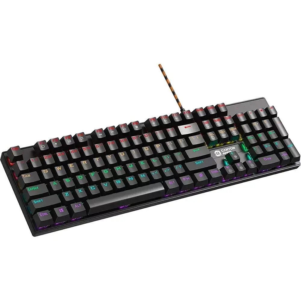 Клавіатура Canyon GK-4 Deimos (Blue switches) USB Black (CND-SKB4-US) - фото 2
