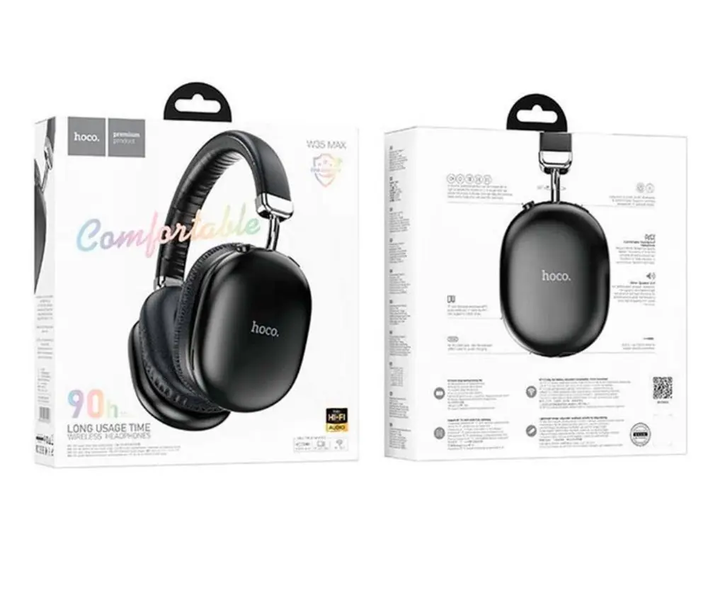 Наушники Bluetooth Главные Hoco W35 Max 90h Comfortable черный - фото 2