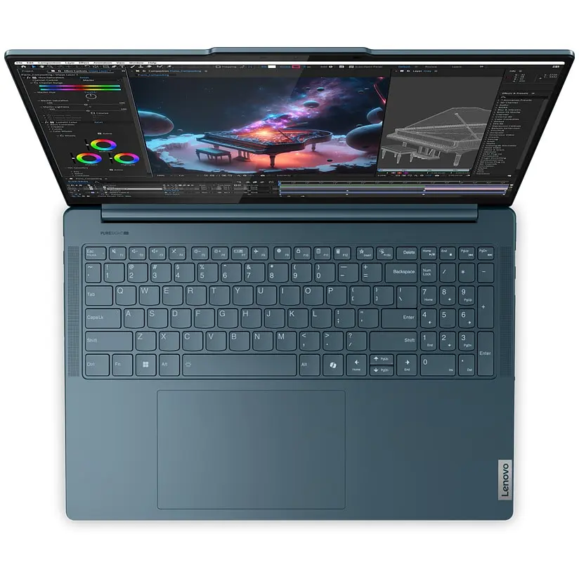 Ноутбук Lenovo Yoga Pro 9 16IMH9 Ultra 9 185H 5.1GHz, 16", 3.2K, Mini LED, 165Hz, 64GB LPDDR5x, 1TB - фото 7