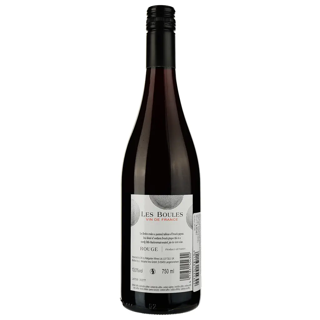 Вино Les Boules Rouge червоне сухе 0.75 л - фото 2