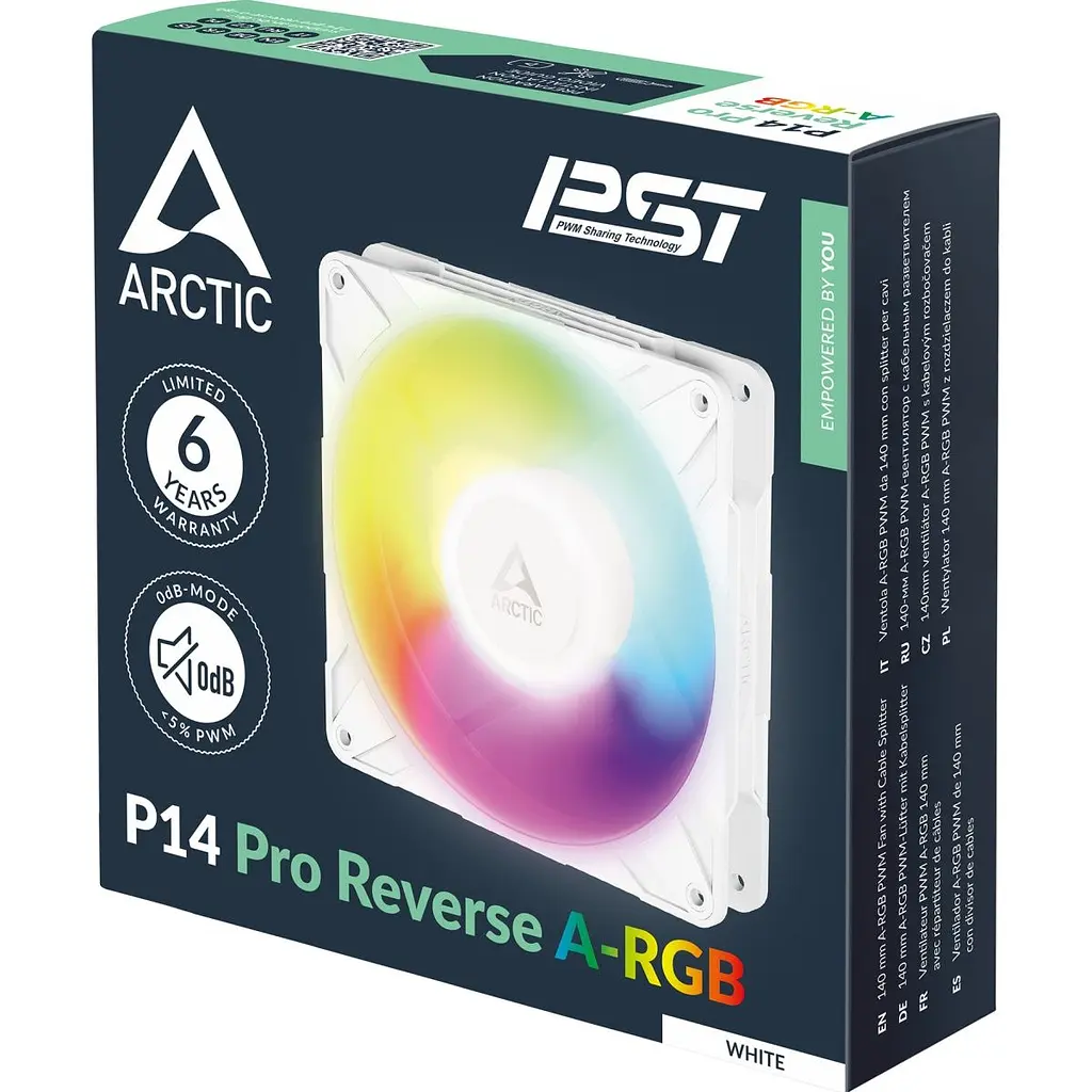 Корпусний вентилятор Arctic P14 Pro Reverse A-RGB White (ACFAN00324A) [175987] - фото 6