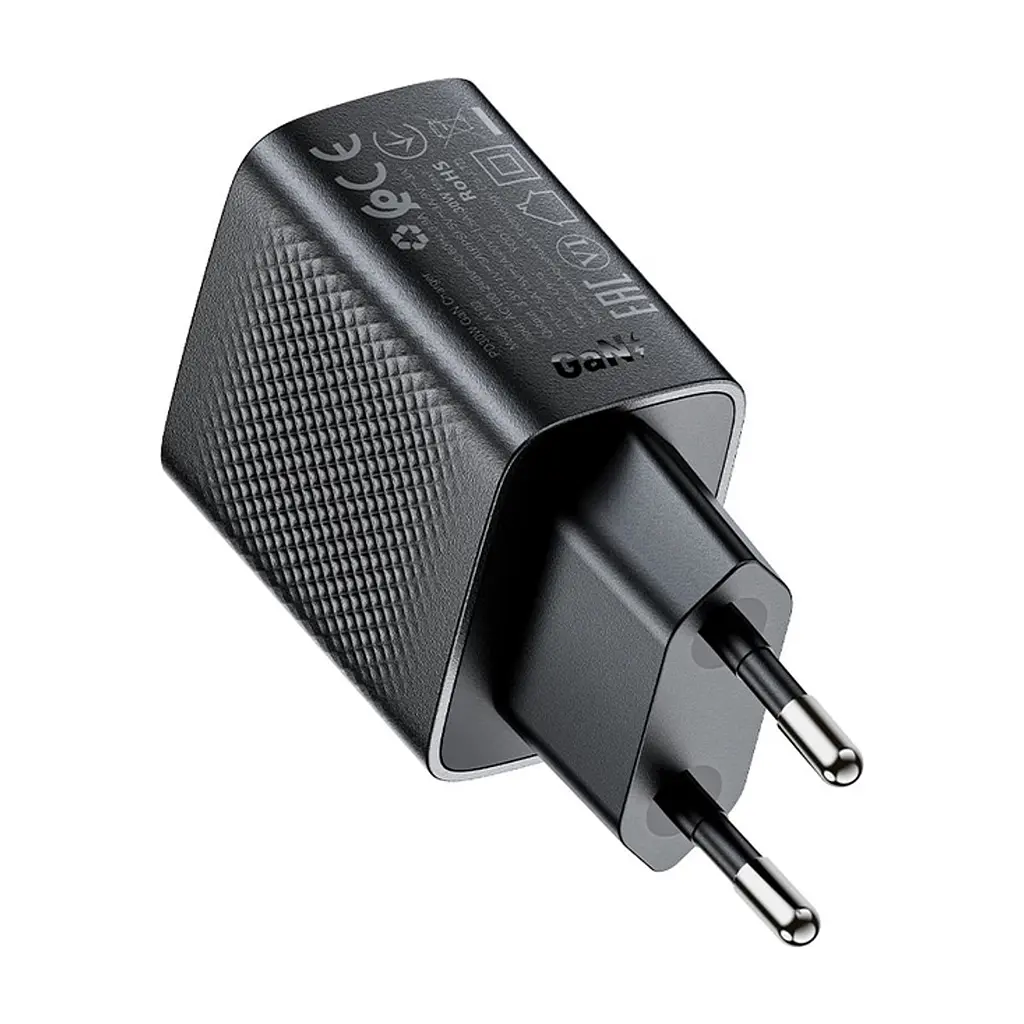 Зарядний пристрій Acefast A102 USB-C PD30W GaN Black (6974316283287) - фото 5