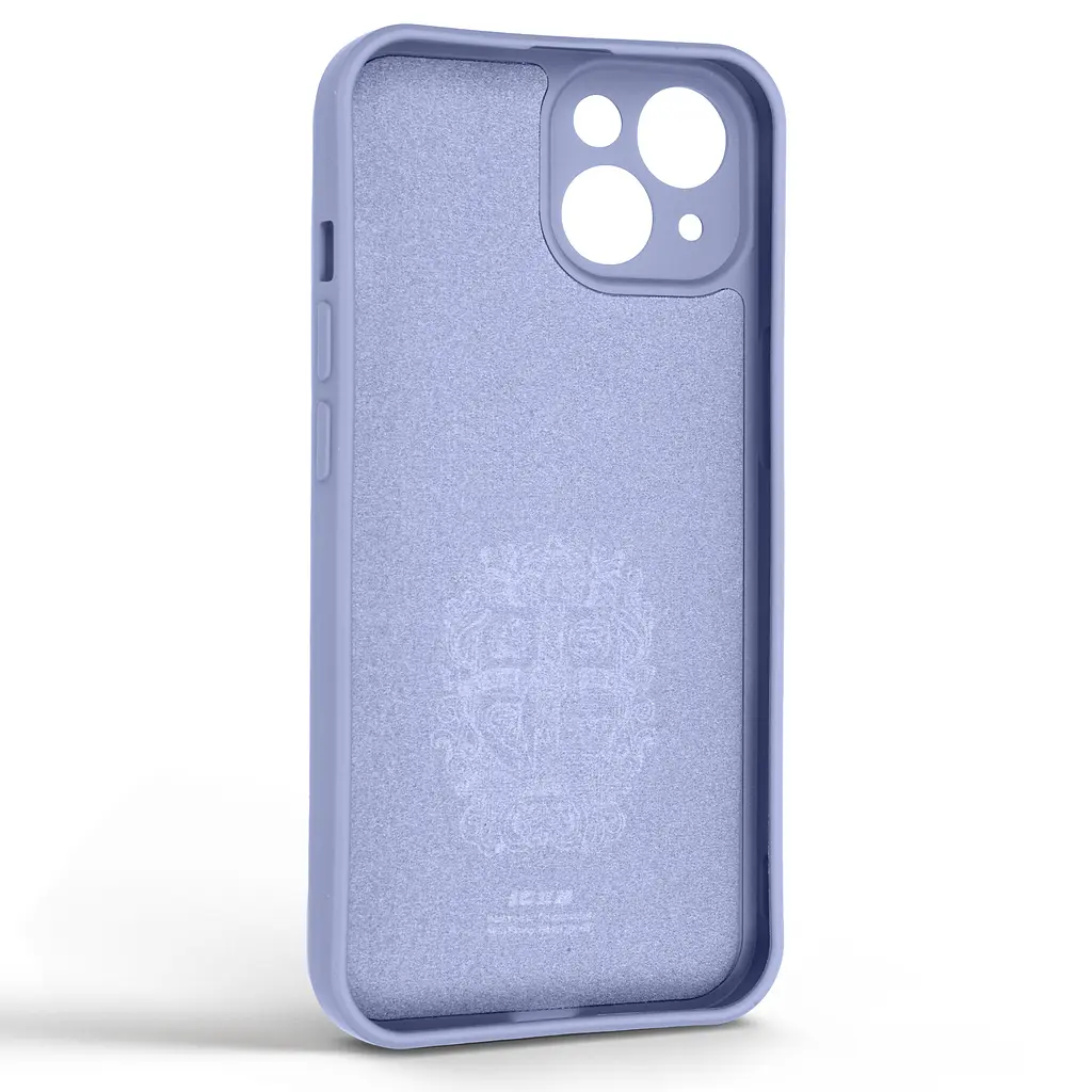 Силиконовый чехол для Apple iPhone 14, Icon Ring, фиолетовый, панель-накладка, с кольцом-подставкой на 360°, противоударный, возможность использования магнитных держателей, ArmorStandart (ARM68693) - фото 2