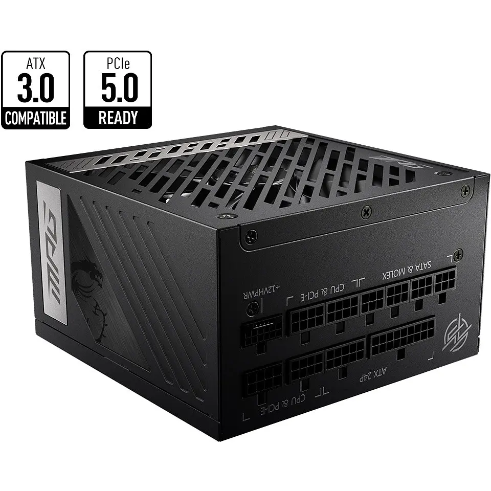 Блок живлення MSI MPG A1000G PCIE5 1000W - фото 5
