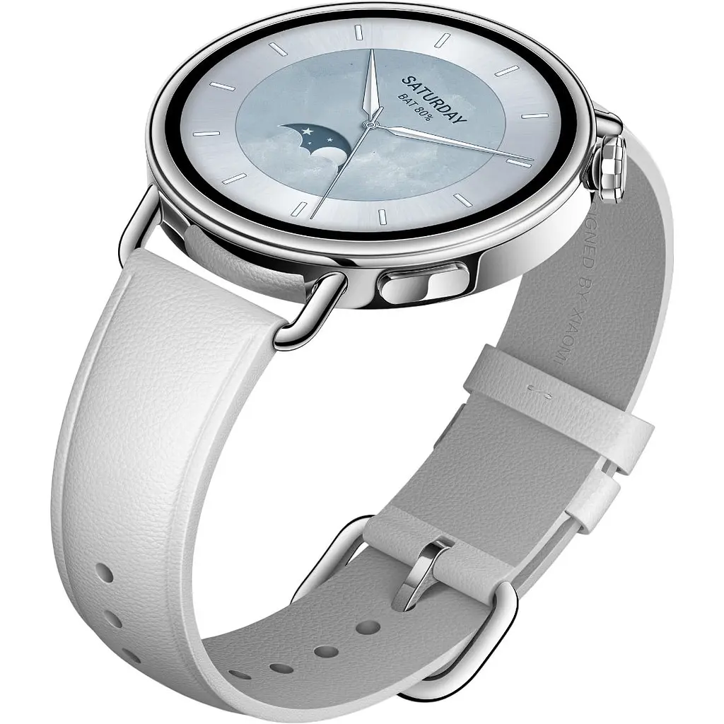 Смарт-годинник Xiaomi Watch S4 41mm Leather Strap White (BHR07VUGL) [148154] - фото 3