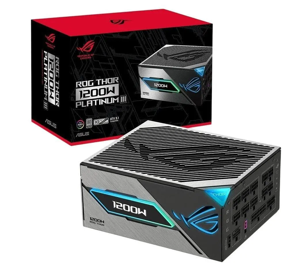 Блок питания ASUS ROG THOR 1200W 80+ Platinum (ROG-THOR-1200P3-GAMING) (90YE00V2-B0NA00) - фото 10