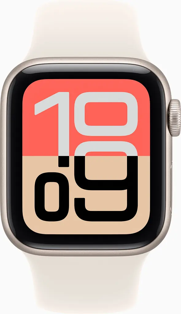Смарт-годинник Apple Watch SE 3 GPS 40mm Starlight Alu. Case w. Starlight S. Band - S/M (MEH34) - фото 2