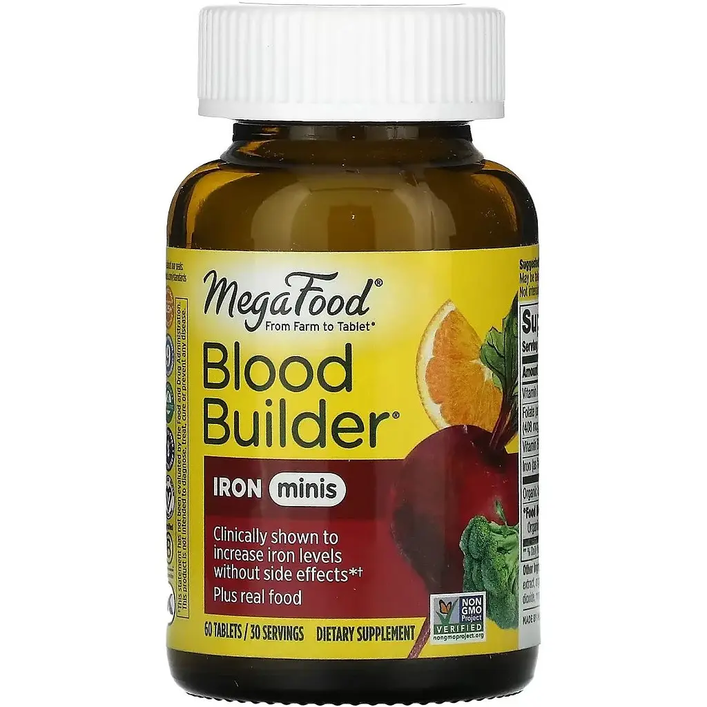 Будівельник крові MegaFood Blood Builder Minis 60 таблеток - фото 1