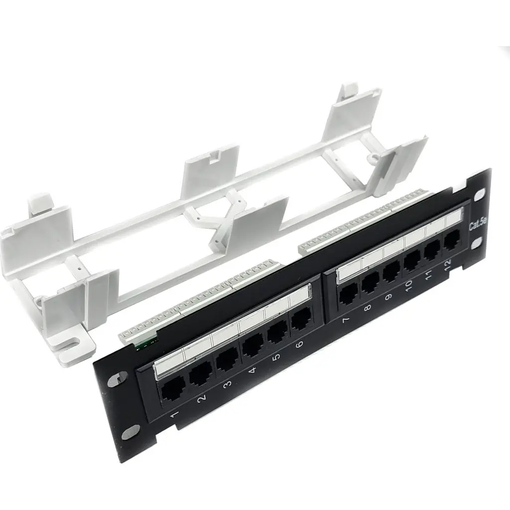 Патч-панель настінна 12 портів 5e UTP Eserver (WT-2180-Dual) - фото 3