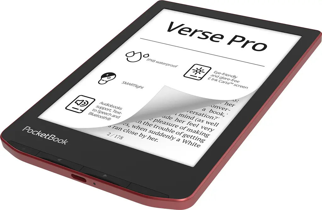 Електронна книжка PocketBook Verse Pro (PB634) Passion Червоний - фото 4