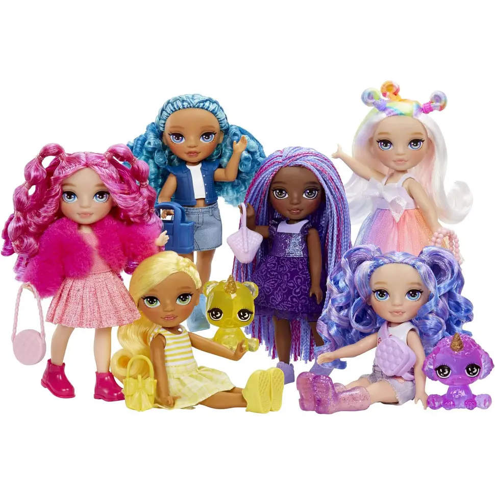 Ігровий набір з лялькою Аметиста Rainbow High 531234 серії Littles з аксесуарами - фото 7