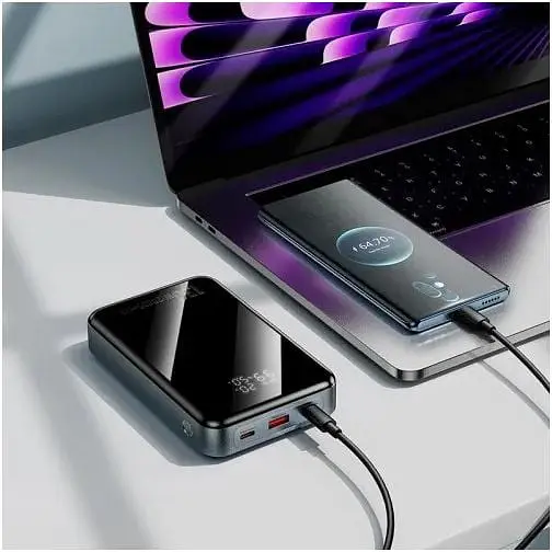 Зовнішній акумулятор Hoco Q30A Fast charge 130W 20000mAh чорний 6942007634069 - фото 7