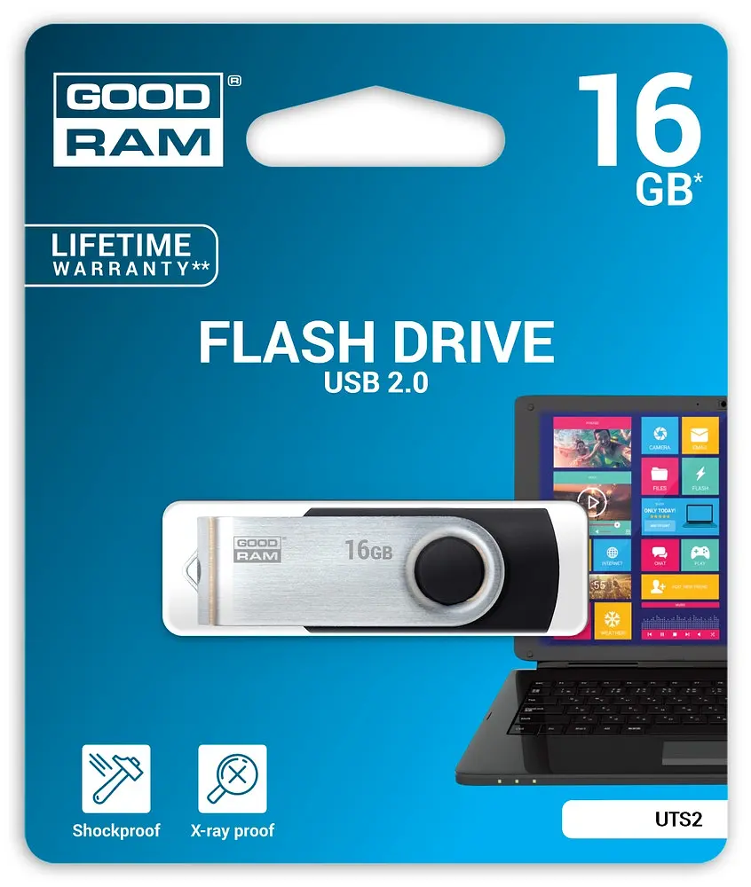 Flash Drive Goodram Twister 16GB (UTS2-0160K0R11) (6280525) UTS2-0160K0R11