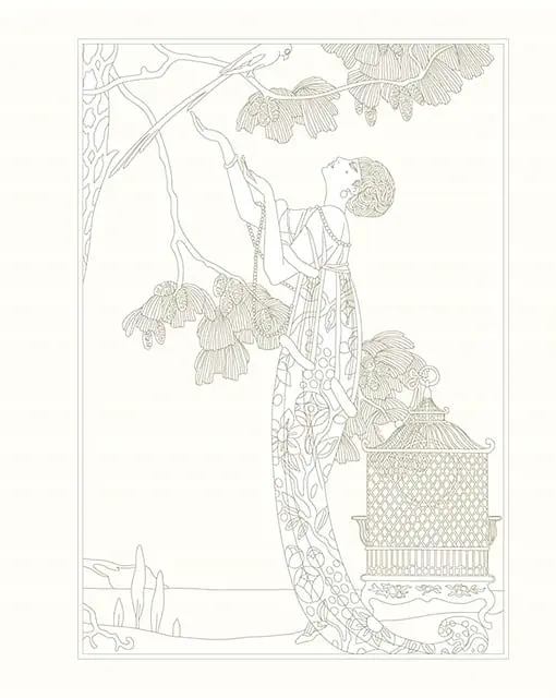The Age of Glamour. An Art Deco Colouring Book - - фото 5