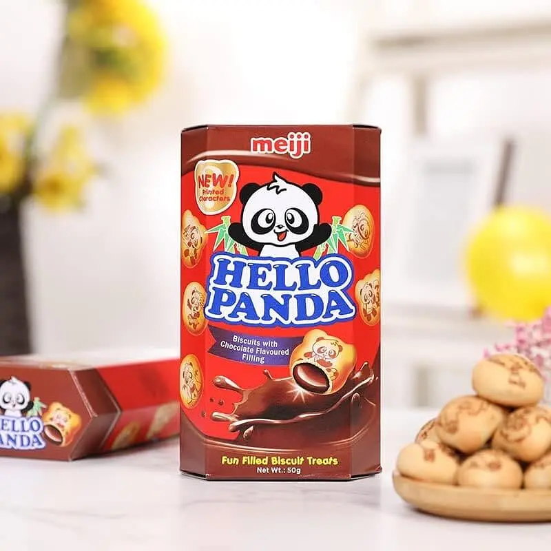 Печиво Meiji Hello Panda Biscuits Choco 42г - фото 3