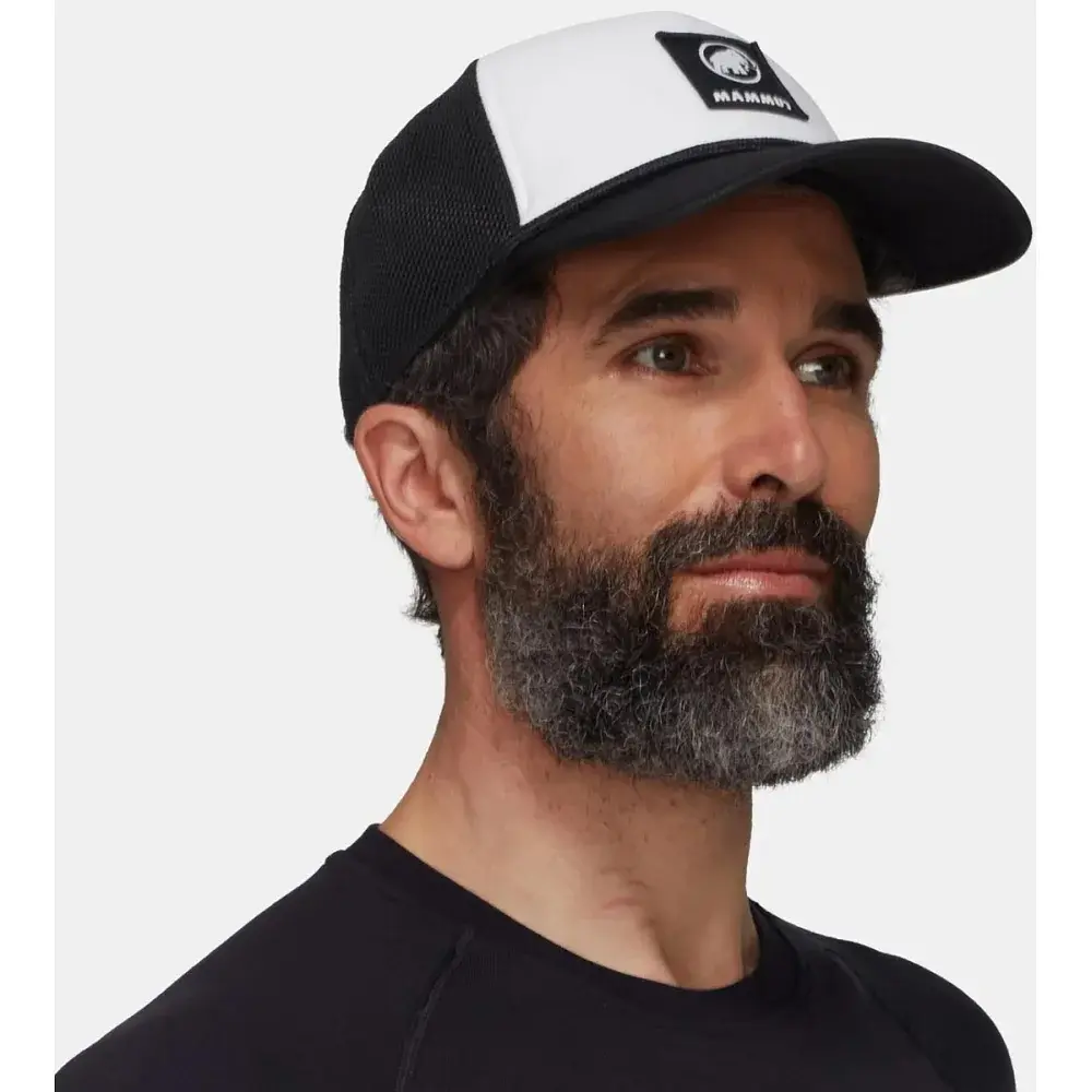 Кепка Mammut Crag Cap Logo S/M White-black - фото 3
