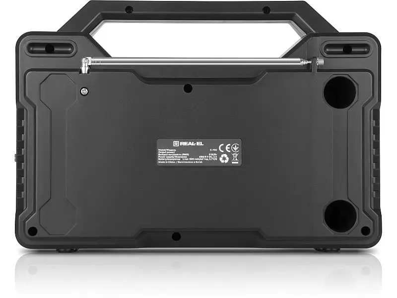 Радіоприймач REAL-EL X-703 Black (EL121800002) - фото 7