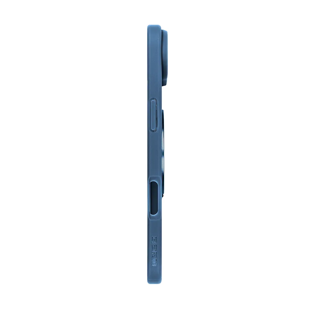 Противоударный чехол-панель для Apple iPhone 17 Air, Unit Stand2, синий, силикон + поликарбонат, защита всего корпуса, с подставкой, поддержка магнитных держателей и беспроводной зарядки (MagSafe), ArmorStandart (ARM86344) - фото 3