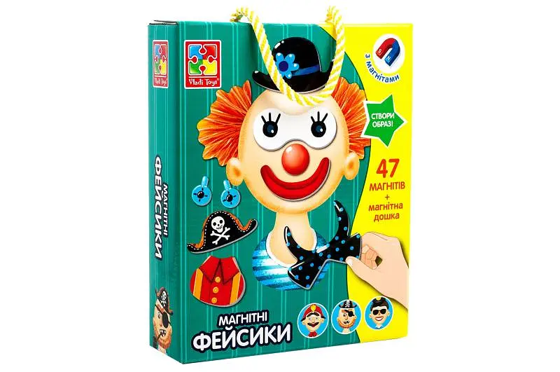 Настільна магнітна гра "Фейсіки" VT3702-15 VladiToys