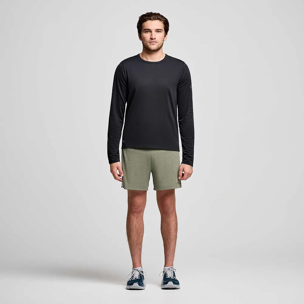 Кофта Saucony Stopwatch Long Sleeve Black L (1097-SAM800379-BK L) - фото 3