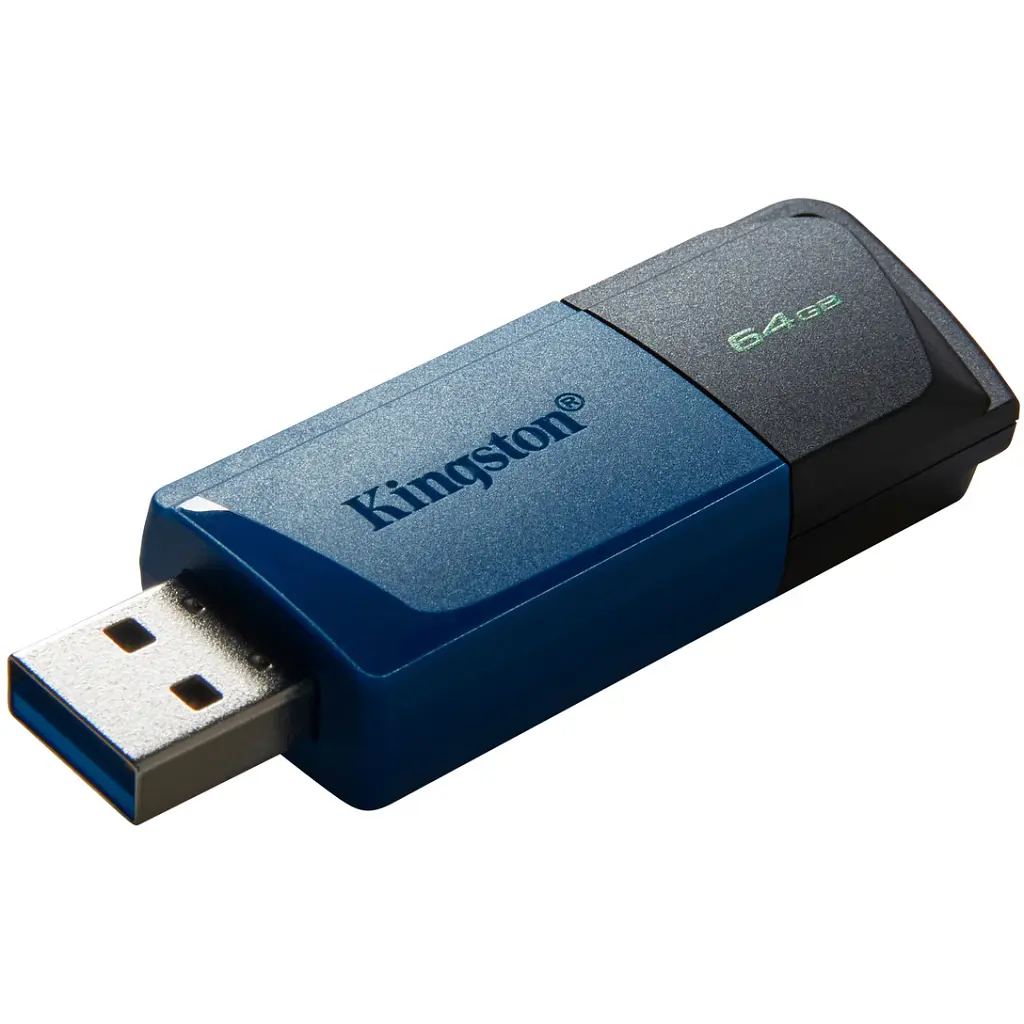 USB флеш накопитель Kingston 2x64GB DataTraveler Exodia M Black/Blue USB 3.2 (DTXM/64GB-2P) - фото 5