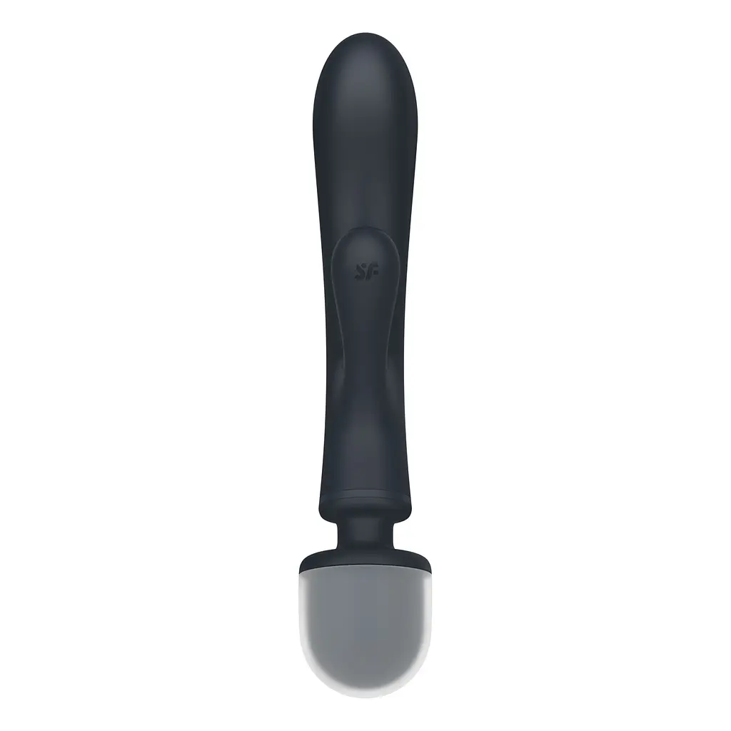 Вібратор-кролик з вібромасажером Satisfyer Triple Lover Grey, 3 мотори - фото 5
