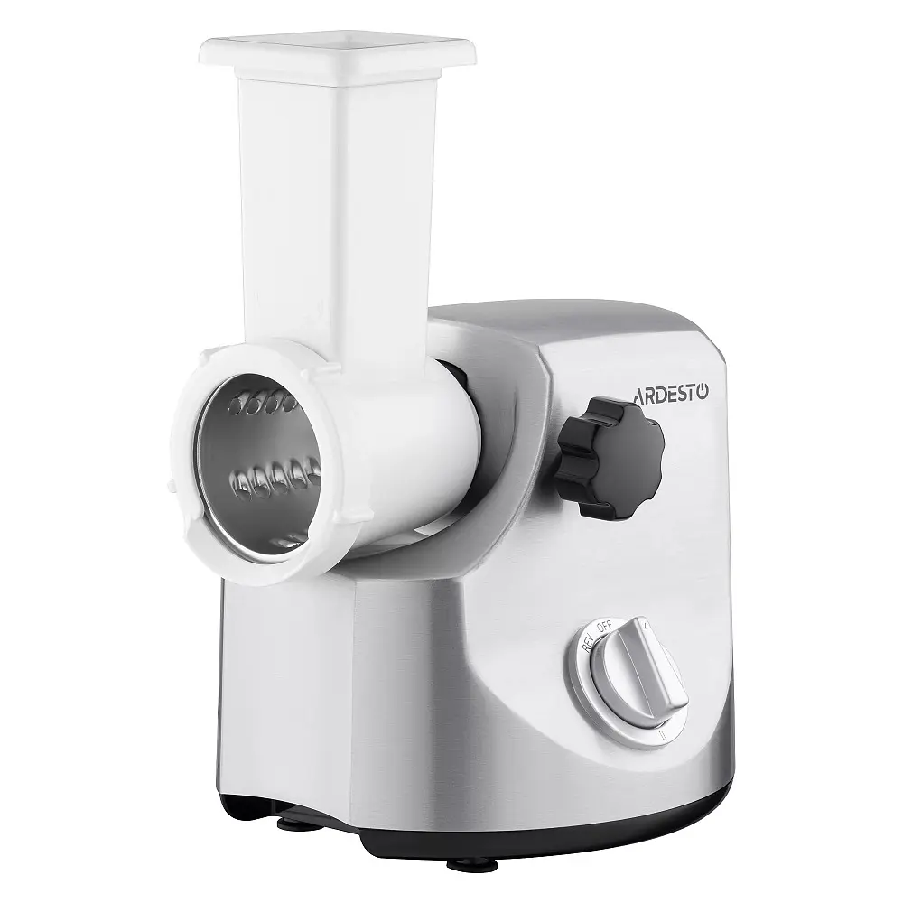 М'ясорубка Ardesto MGA-3000W, Inox, 3000Вт, 4 диски, соковижималка для томатів та ягід, насадки домашніх ковбасок та кеббе, реверс, 2.6кг/хв - фото 6
