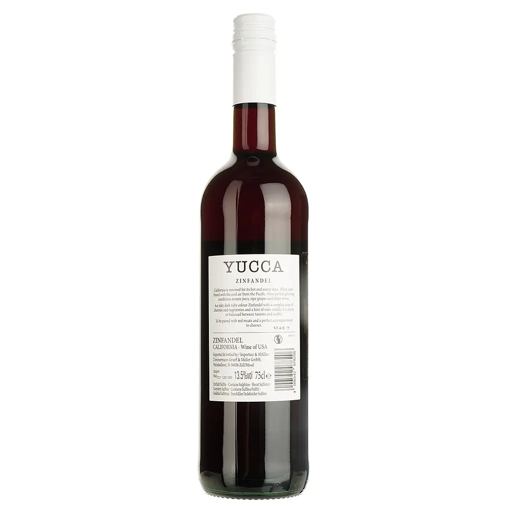 Вино Yucca Zinfandel Red California червоне сухе 0.75 л - фото 2