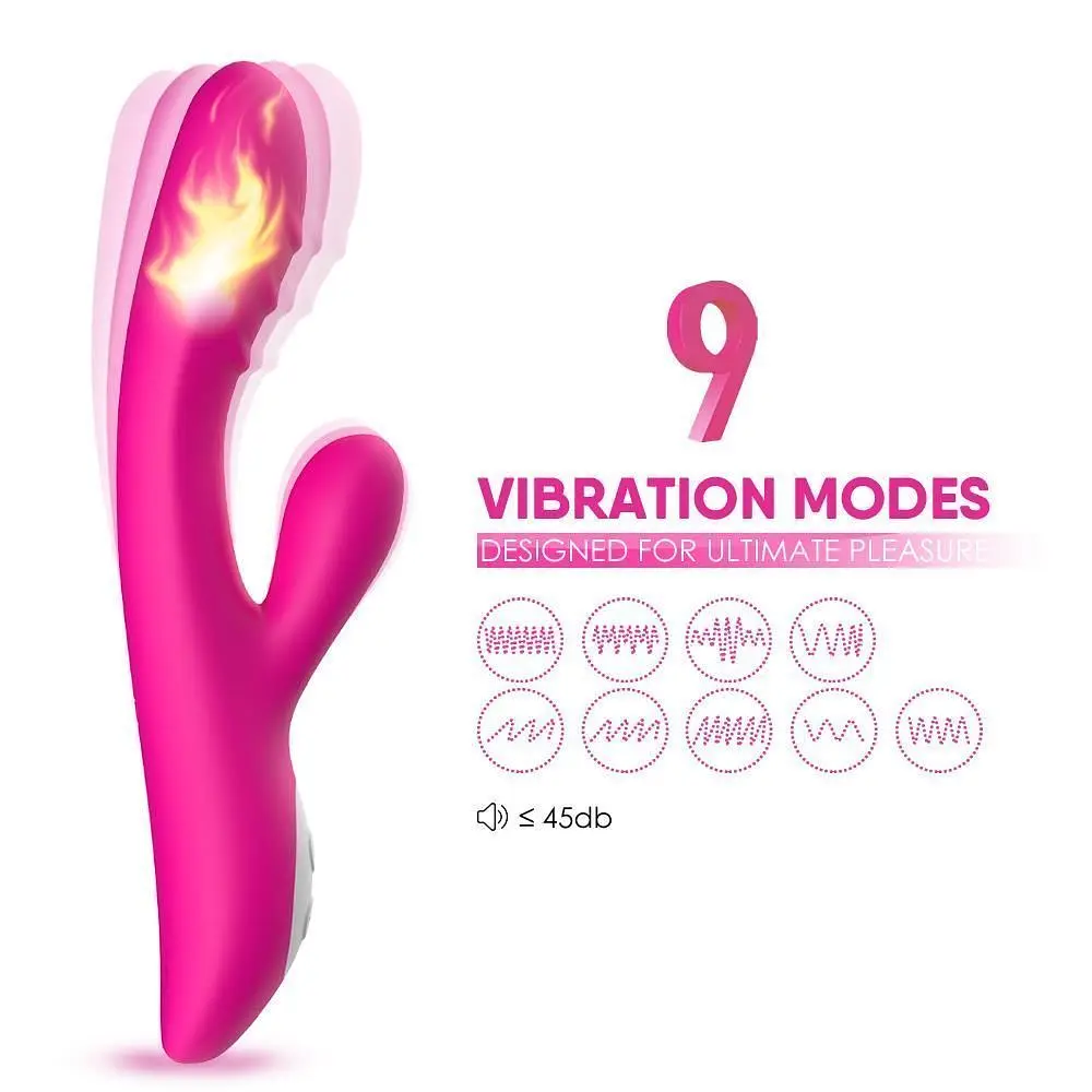 Вібратор-кролик B - Series Joy Spark, 22.3 см (рожевий) - фото 6