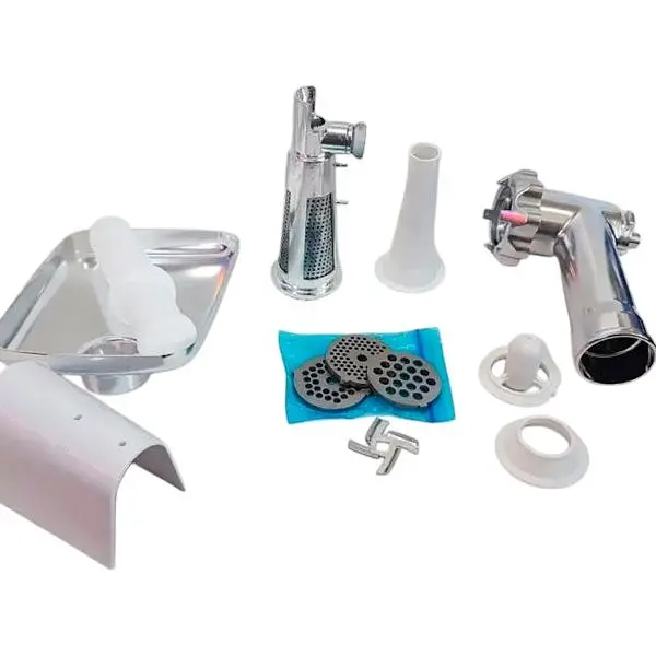 Електром'ясорубка Domotec MS-2023 3000W з соковижималкою і насадками для ковбас і кебе чорна (MS-2023_1840) - фото 3