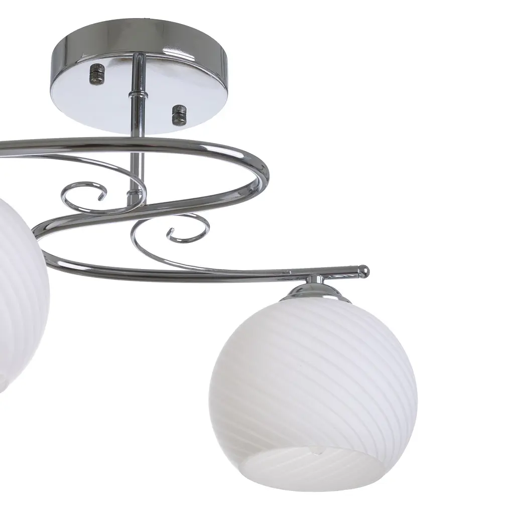 Люстра Brille потолочная для прихожей E27 60W CH (LK-652C/2) - фото 5