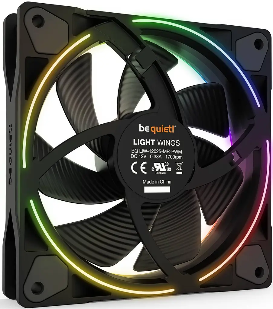 Комплект вентиляторів Be quiet! Light Wings 140mm PWM 3 pack (BL078) - фото 2