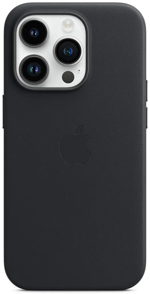 Чохол шкіряний Leather Case MagSafe MPPM3ZM/A (Original) для Apple iPhone 14 Pro Max (6.7") Black - фото 2