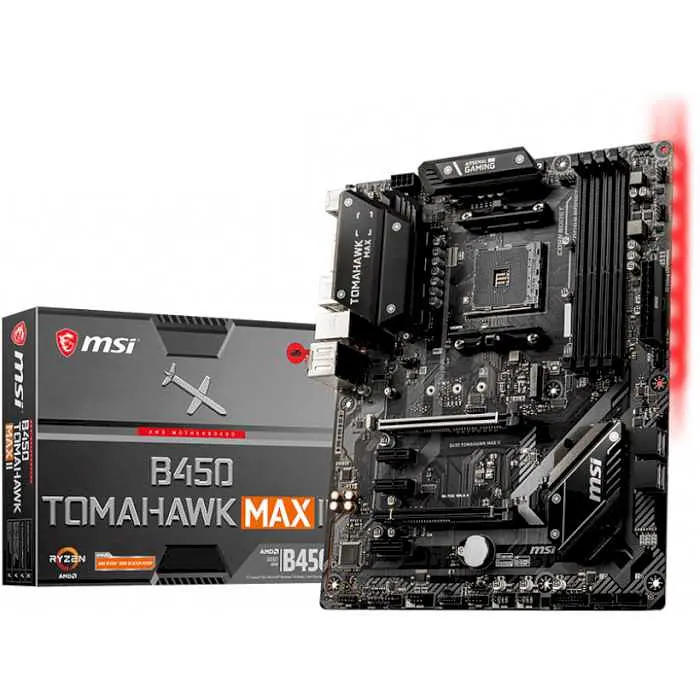 Материнська плата MSI B450 Tomahawk Max II (B450 TOMAHAWK MAX II) (Socket AM4, AMD B450, ATX) Б/в,U1 - фото 5
